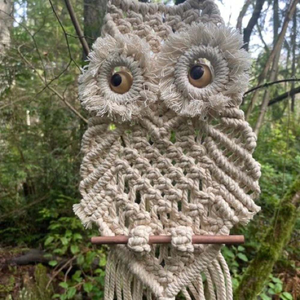 Macrame owl - Picture 3 of 3